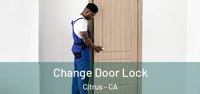 Change Door Lock Citrus - CA