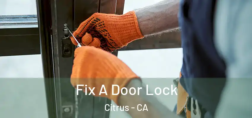 Fix A Door Lock Citrus - CA