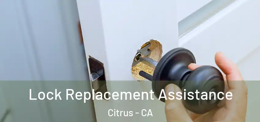 Lock Replacement Assistance Citrus - CA