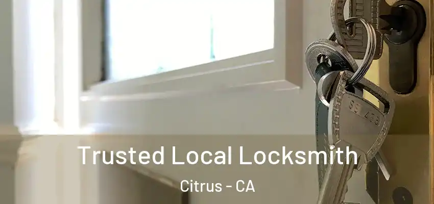  Trusted Local Locksmith Citrus - CA